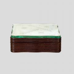 Pietro Chiesa Fontana Arte wooden box with mirror top - 4092877
