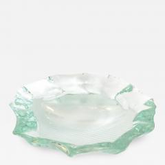 Pietro Chiesa Italian Glass Dish or Vide Poche by Pietro Chiesa for Fontana Arte - 433584
