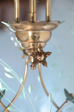 Pietro Chiesa Italian Mid Century Chandelier Pietro Chiesa Style Per Fontana Arte 1940s - 2601353