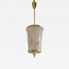 Pietro Chiesa Italian Mid Century Suspension Lamp Fontana Arte Style 1950s - 2613095