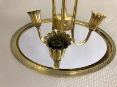 Pietro Chiesa Italian Modern Neoclassical Brass Glass Pendant by Pietro Chiesa Fontana Arte - 1736763