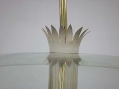 Pietro Chiesa Italian Modern Neoclassical Glass Chandelier by Pietro Chiesa for Fontana Arte - 1736778