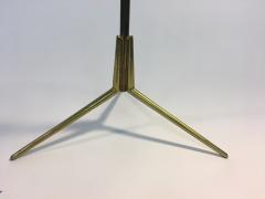 Pietro Chiesa Midcentury Glass and Brass Tripod Table attributed to Pietro Chiesa - 419804