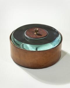 Pietro Chiesa Pietro Chiesa Decorative Box for Fontana Arte Brass Crystal 1938 - 4688897