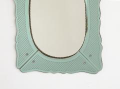 Pietro Chiesa Pietro Chiesa for Fontana Arte Etched Glass Mirror Italy circa 1940 - 3517320