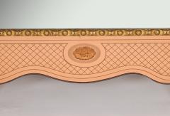 Pietro Chiesa Pietro Chiesa for Fontana Arte Etched Rose Gold Glass Wall Mirror circa 1930 - 4430417