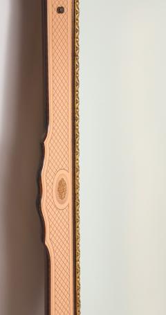 Pietro Chiesa Pietro Chiesa for Fontana Arte Etched Rose Gold Glass Wall Mirror circa 1930 - 4430424