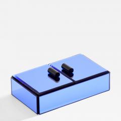 Pietro Chiesa Pietro Chiesa for Fontana Arte blue mirror jewellery box 1940 - 4055054