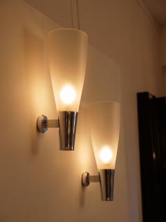 Pietro Chiesa Pietro Chiesa for Fontana Arte model 1537 wall lights Italy c1950 - 4512327