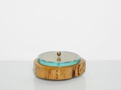 Pietro Chiesa Pietro Chiesa for Fontana Arte satinwood glass box 1940 - 2763983