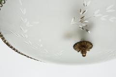 Pietro Chiesa Pietro Chiesa style ceiling pendant Italy circa 1960s - 4800266