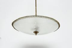 Pietro Chiesa Pietro Chiesa style ceiling pendant Italy circa 1960s - 4800274
