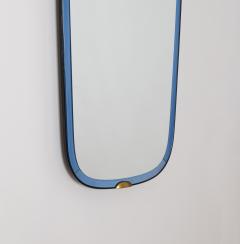 Pietro Chiesa Rare Blue Bevelled Glass Mirror by Pietro Chiesa for Luigi Fontana C Italy - 3666949