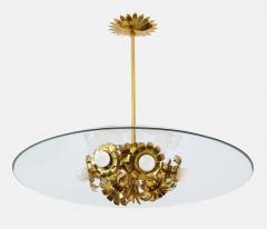 Pietro Chiesa Rare Chandelier - 1773962