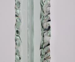 Pietro Chiesa Rare Chiseled Glass Floor Lamp by Pietro Chiesa for Fontana Arte Italy c 1935 - 3905793