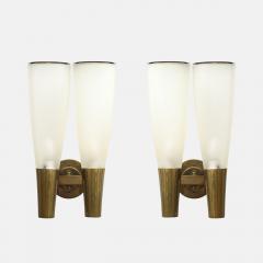 Pietro Chiesa Rare Pair of Large Sconces Model 1537 by Pietro Chiesa - 4233933