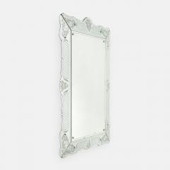 Pietro Chiesa Rare Rectangular Etched Glass Mirror by Pietro Chiesa - 4803945
