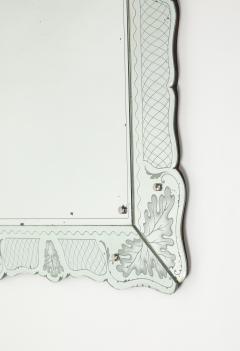 Pietro Chiesa Rare Rectangular Etched Glass Mirror by Pietro Chiesa - 4803950
