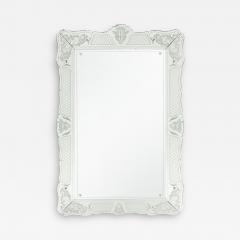 Pietro Chiesa Rare Rectangular Etched Glass Mirror by Pietro Chiesa - 4812924