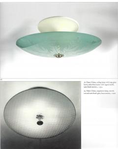 Pietro Chiesa Rare Semi Flush Mount Ceiling Light by Pietro Chiesa for Fontana Arte - 4359633