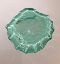 Pietro Chiesa Scalpellato Glass Dish by Pietro Chiesa for Fontana Arte Italy circa 1935 - 2628648