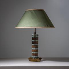 Pietro Chiesa Table Lamp in Glass and Wood probably Italy Mid 20th Century - 4690880