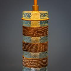 Pietro Chiesa Table Lamp in Glass and Wood probably Italy Mid 20th Century - 4690883