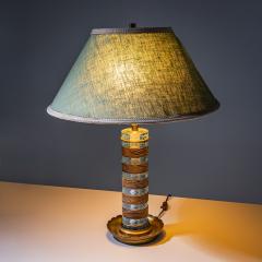 Pietro Chiesa Table Lamp in Glass and Wood probably Italy Mid 20th Century - 4690885