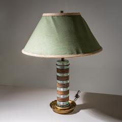 Pietro Chiesa Table Lamp in Glass and Wood probably Italy Mid 20th Century - 4690886