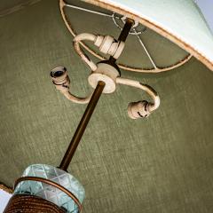 Pietro Chiesa Table Lamp in Glass and Wood probably Italy Mid 20th Century - 4696227