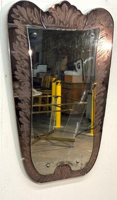Pietro Chiesa Wall Mirror by Pietro Chiesa for Fontana Arte Italy 1940s - 4497900