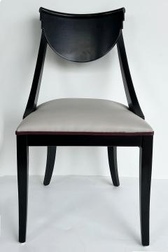 Pietro Constantini Pietro Constantini Italian Regency Klismos Dining Chairs Set of 6 - 4473134