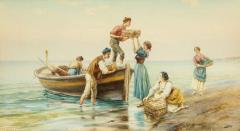 Pietro Gabrini An Extremely Fine Hand Painted Watercolor - 2137355
