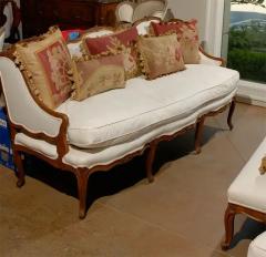 Pillows Made from 19th Century Antique French Aubusson Gold Red Beige - 3414953