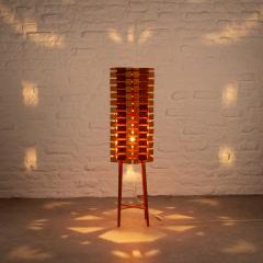 Pine Floor Lamp In The Manner of Hans Agne Jakobsson Sweden 1960s - 2425860