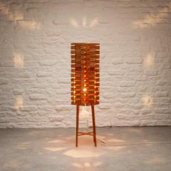 Pine Floor Lamp In The Manner of Hans Agne Jakobsson Sweden 1960s - 2425869