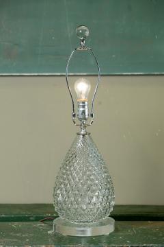 Pineapple Cut Glass Table Lamp from Austria - 2255137