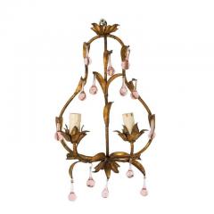 Pink Crystal Sconces - 1325719