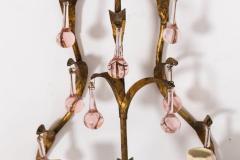 Pink Crystal Sconces - 1325720