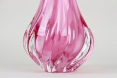 Pink Long Neck Murano Glass Vase 20th Century Italy circa 1970 - 3539936