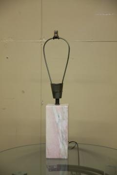 Pink Marble Mid Century Table Lamp - 3041680