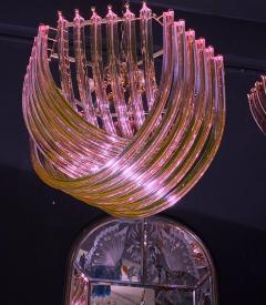Pink Murano Curvati Ceiling Light or Flush Mount 1990 - 2353154