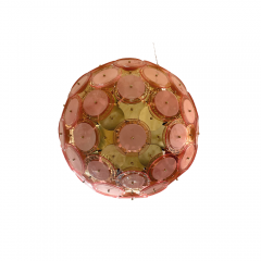 Pink Murano Glass Disco Lamp - 3887100