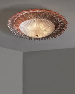 Pink Murano Glass Flush Mount - 4730799