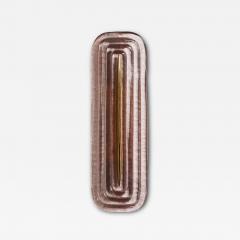 Pink Murano with Brass Accents Wall Sconces - 4713941