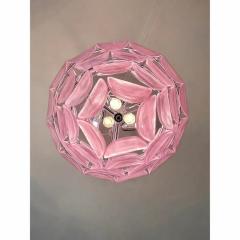 Pink Petals Murano Glass Chandelier Contemporary Italian - 4492963