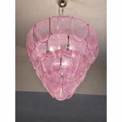 Pink Petals Murano Glass Chandelier Contemporary Italian - 4492966