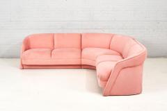 Pink Postmodern Sectional Sofa by Milo Baughman for Thayer Coggin 1980 - 2721952