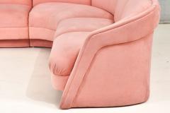 Pink Postmodern Sectional Sofa by Milo Baughman for Thayer Coggin 1980 - 2721959