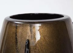 Pino Signoretto Black Gold Murano Glass Vases - 836812